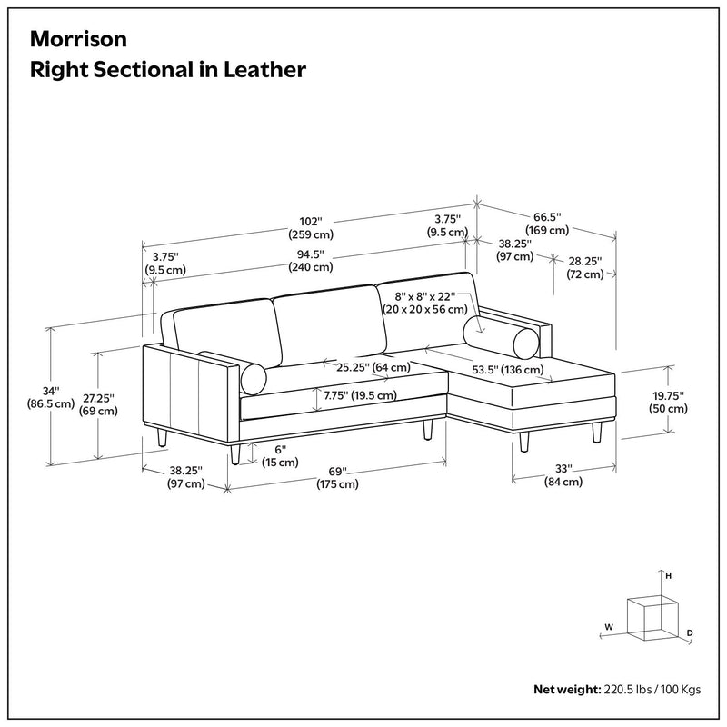 Morrison - Upholstered Sectional Sofa - R&R Furniture Gallery (Fountain Valley, CA)