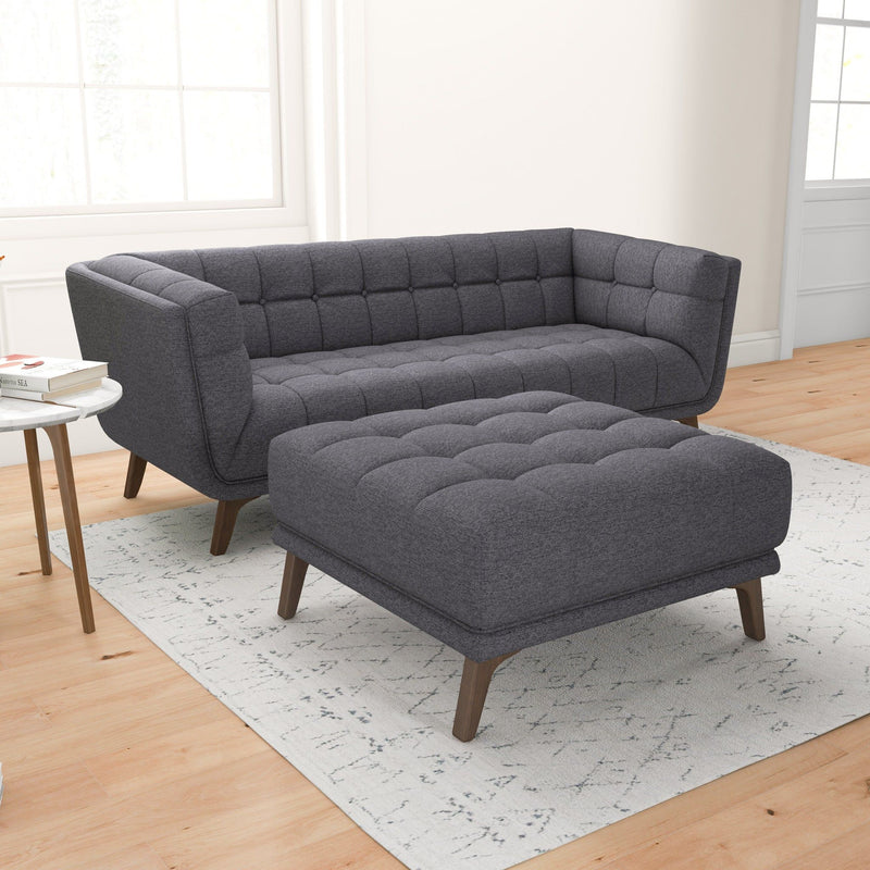 Addison - Square Upholstered Ottoman - R&R Furniture Gallery (Fountain Valley, CA)