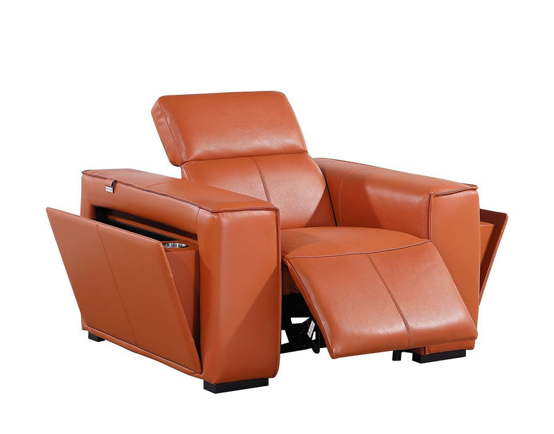 1224 - 7-Piece Modular Power Reclining Sofa, Loveseat & Chair Set In With 6 Power Recliners & Power Headrests