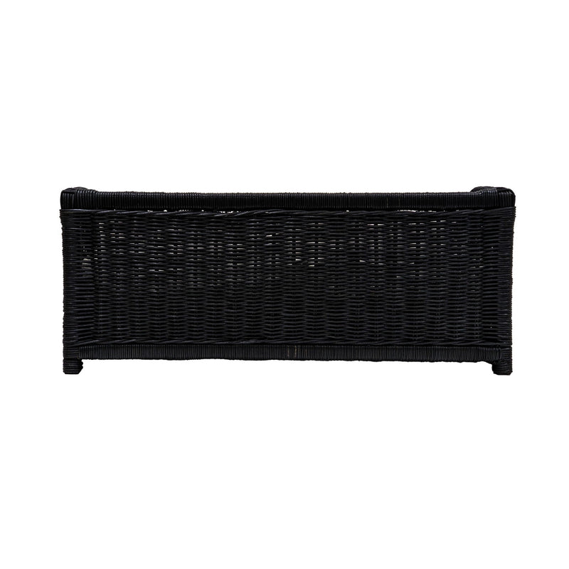 Poppy - Rattan Small Pet Bed - Black - R&R Furniture Gallery (Fountain Valley, CA)
