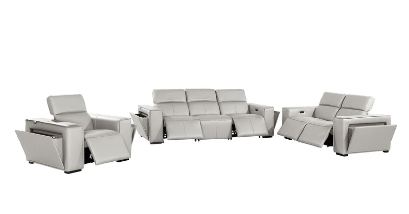 1224 - 6-Piece Modular Power Reclining Sofa, Loveseat & Chair Set In With 5 Power Recliners & Power Headrests