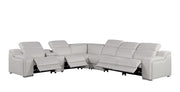 1116 - Power Reclining Italian Leather Sectional - R&R Furniture Gallery (Fountain Valley, CA)