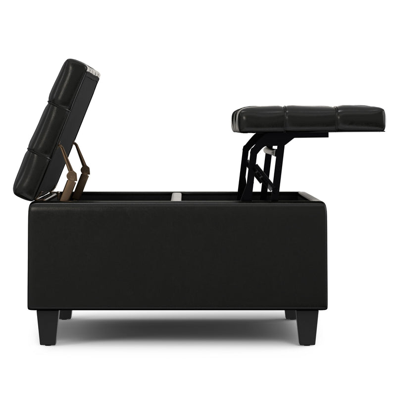 Harrison - Upholstered Coffee Table Storage Ottoman - R&R Furniture Gallery (Fountain Valley, CA)