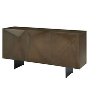 Malika - Ceramic Top Server - Copper Cross Brushed - R&R Furniture Gallery (Fountain Valley, CA)