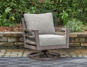 Hillside Barn - Swivel Lounge W/ Cushion - Gray / Brown - R&R Furniture Gallery (Fountain Valley, CA)