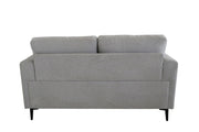 Kyrene - Loveseat - Light Gray Linen - R&R Furniture Gallery (Fountain Valley, CA)