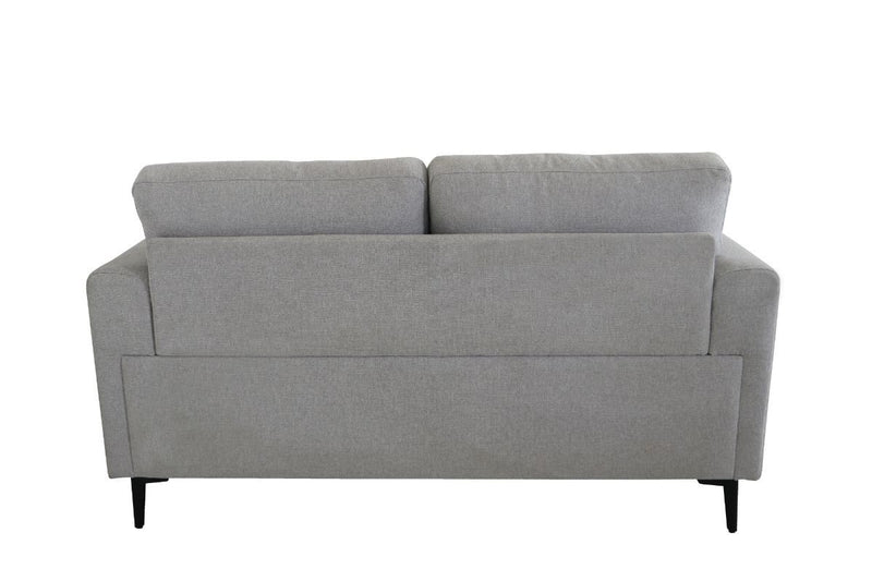 Kyrene - Loveseat - Light Gray Linen - R&R Furniture Gallery (Fountain Valley, CA)