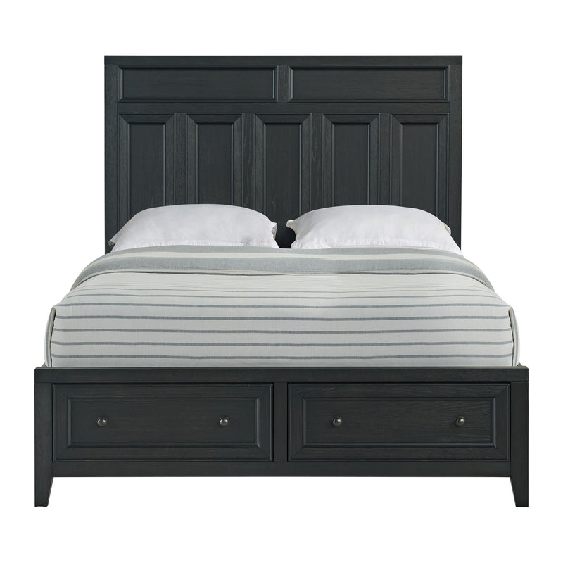 Storage Bed With Panel Headboard And Spacious Footboard Drawers - R&R Furniture Gallery (Fountain Valley, CA)