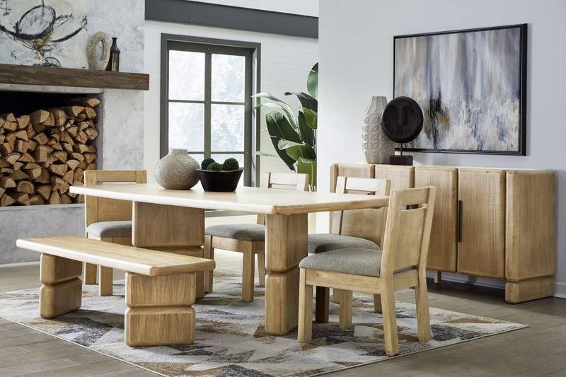 Nia Chenille Upholstered Dining Chair in Lioness and Hyena