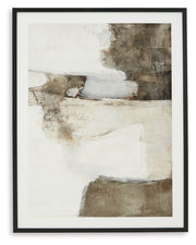 Aldricton - Wall Art - Brown / White - R&R Furniture Gallery (Fountain Valley, CA)