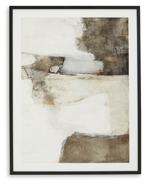 Aldricton - Wall Art - Brown / White - R&R Furniture Gallery (Fountain Valley, CA)