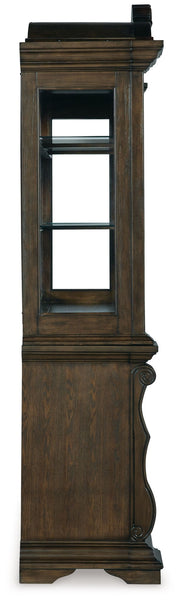 Maylee - Dining Buffet And Hutch - Dark Brown - R&R Furniture Gallery (Fountain Valley, CA)