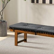 Lucia - Bench - Black - R&R Furniture Gallery (Fountain Valley, CA)