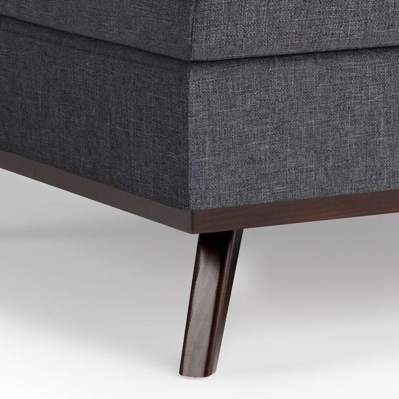 Owen - Square Coffee Table Storage Ottoman - Slate Gray - R&R Furniture Gallery (Fountain Valley, CA)