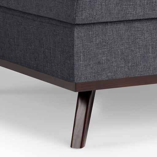 Owen - Square Coffee Table Storage Ottoman - Slate Gray - R&R Furniture Gallery (Fountain Valley, CA)
