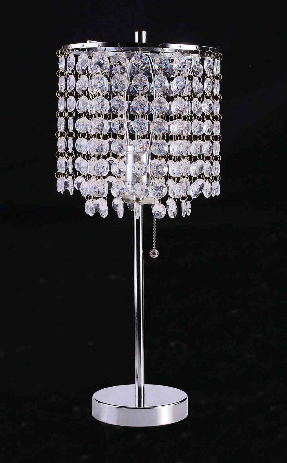 Perla - Table Lamp, Hanging Crystal