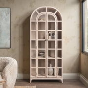 Classic Home Maison Waverly Bookcase with open shelves and wooden finish, ideal for living room or office storage.
