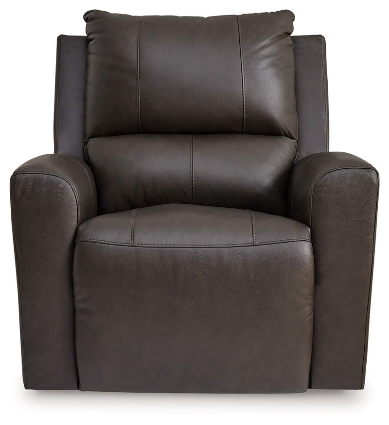 Boxmere - Power Rocker Recliner - Storm - R&R Furniture Gallery (Fountain Valley, CA)