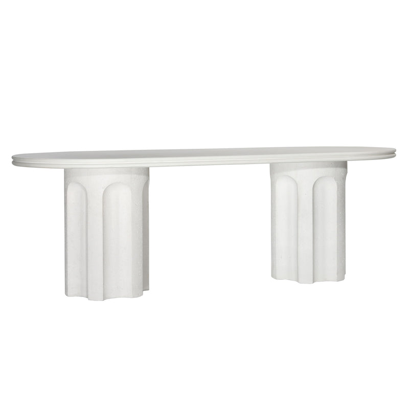 Caitie - Outdoor Dining Table - White