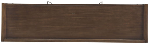Starmore - XL TV Stand w/Fireplace Option - Brown - R&R Furniture Gallery (Fountain Valley, CA)