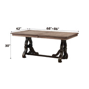 Nathaniel - Dining Table - Maple - R&R Furniture Gallery (Fountain Valley, CA)