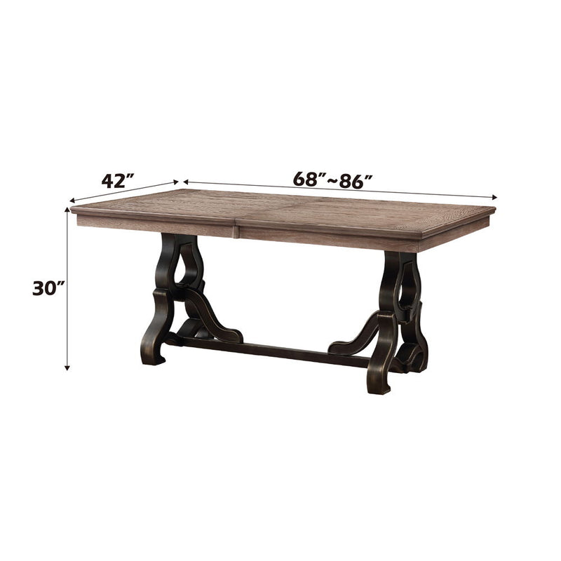 Nathaniel - Dining Table - Maple - R&R Furniture Gallery (Fountain Valley, CA)