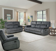 Chapman - Manual Glider Recliner - R&R Furniture Gallery (Fountain Valley, CA)