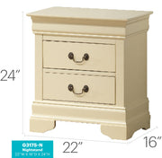 Louis Phillipe - Nightstand - Wood - R&R Furniture Gallery (Fountain Valley, CA)