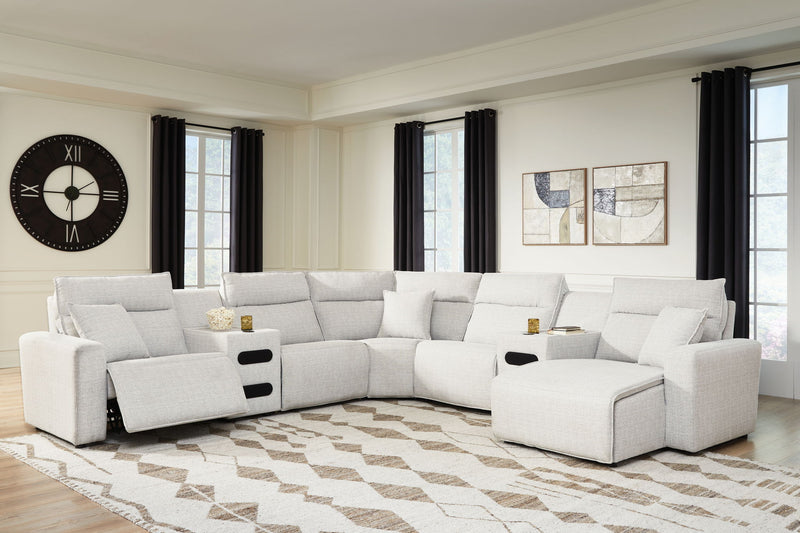 Modmax II - Reclining Sectional - Stone - R&R Furniture Gallery (Fountain Valley, CA)