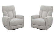 Natalia - Manual Swivel Glider Recliner (Set of 2) - R&R Furniture Gallery (Fountain Valley, CA)