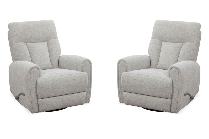 Natalia - Manual Swivel Glider Recliner (Set of 2) - R&R Furniture Gallery (Fountain Valley, CA)