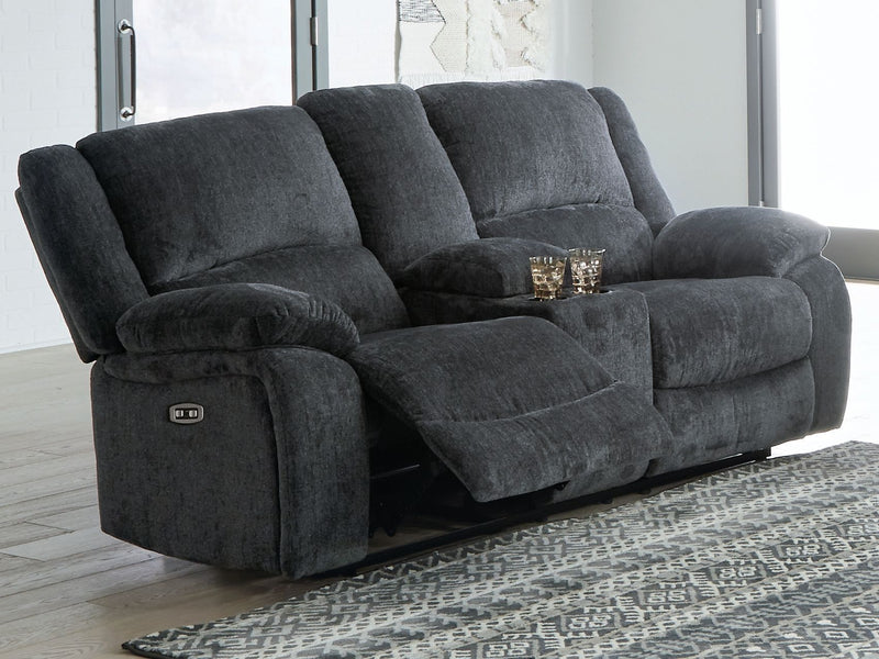 Draycoll - Reclining Loveseat - R&R Furniture Gallery (Fountain Valley, CA)