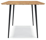 Gretlynn - Rectangular Dining Room Table - Black / Natural - R&R Furniture Gallery (Fountain Valley, CA)