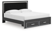 Zuraleus - Upholstered Panel Platform Storage Bed - R&R Furniture Gallery (Fountain Valley, CA)