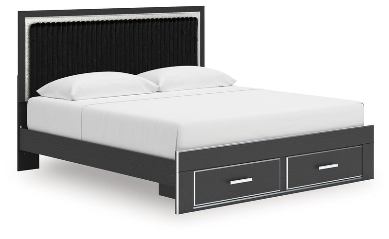 Zuraleus - Upholstered Panel Platform Storage Bed - R&R Furniture Gallery (Fountain Valley, CA)