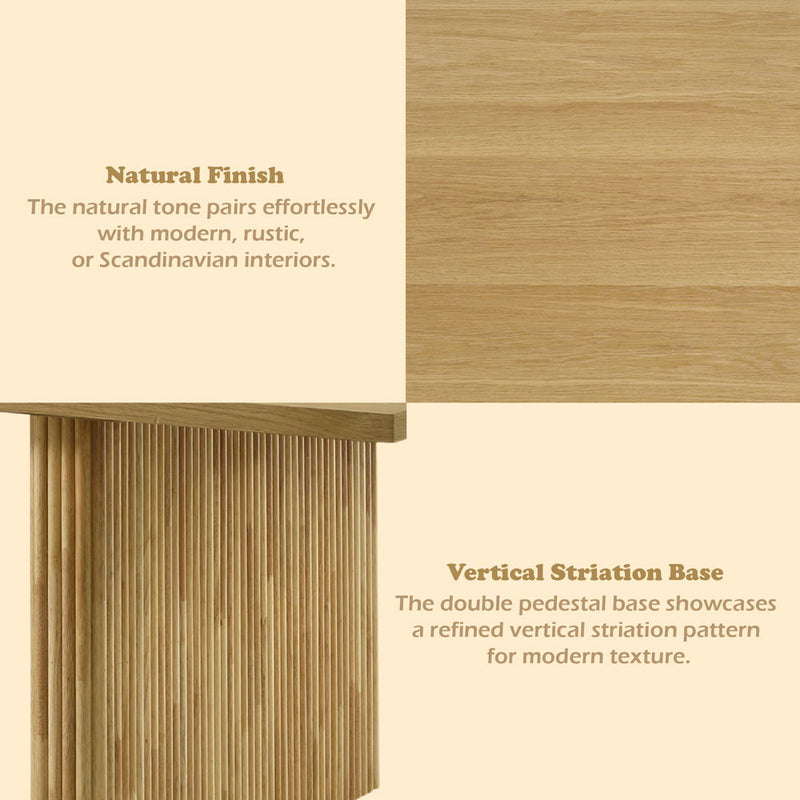 Einar - Dining Table - Natural - R&R Furniture Gallery (Fountain Valley, CA)