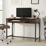 Banting - Small Desk - Walnut Brown - R&R Furniture Gallery (Fountain Valley, CA)