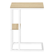 Accent Table, C - Shaped, Marble Look Contemporary & Modern Convenient Design - R&R Furniture Gallery (Fountain Valley, CA)