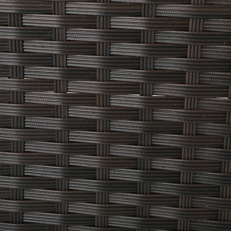 Santa Cruz - 8 Piece Outdoor Sectional Set - Dark Brown - R&R Furniture Gallery (Fountain Valley, CA)