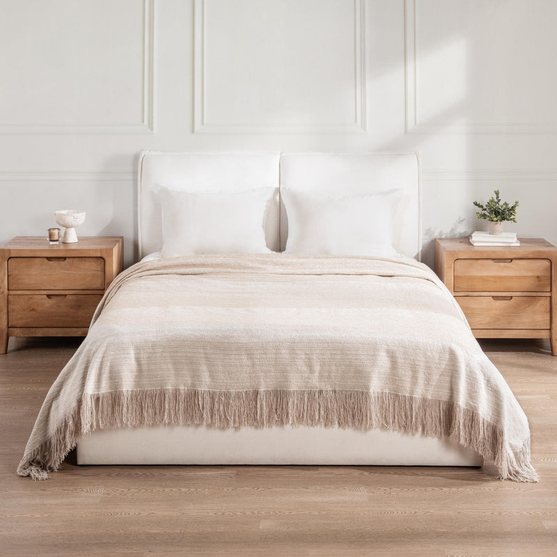 Classic Home Beryl blanket with soft, cozy fabric and subtle pattern, perfect for bedroom or living room decor.