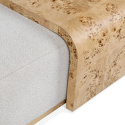 Kenan - Rectangle Ottoman Coffee Table - Creamy Ivory - R&R Furniture Gallery (Fountain Valley, CA)