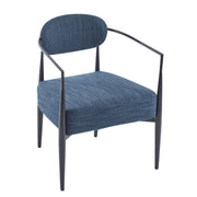 Modern Upholstered Accent Armchair With Pocket Spring Seat - R&R Furniture Gallery (Fountain Valley, CA)
