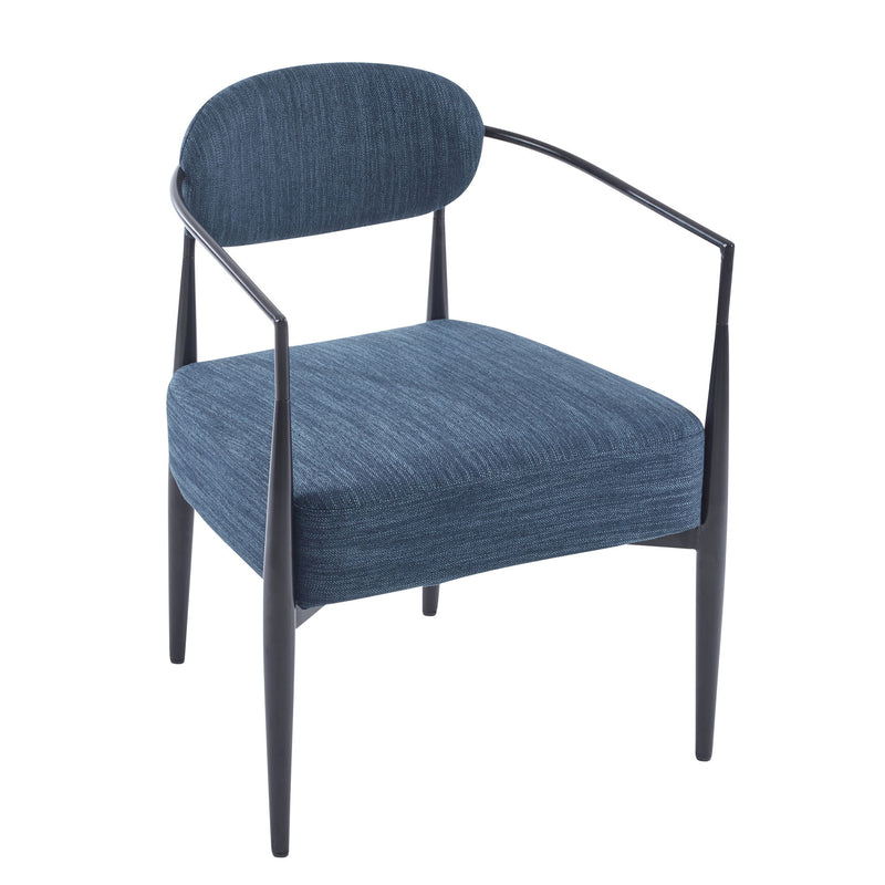 Modern Upholstered Accent Armchair With Pocket Spring Seat - R&R Furniture Gallery (Fountain Valley, CA)