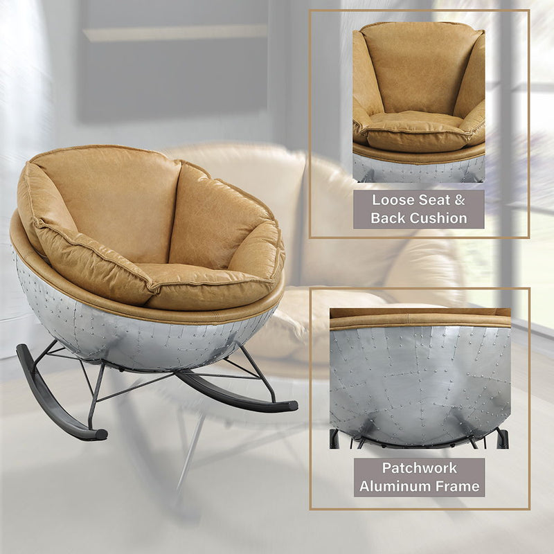 Pippin - Accent Chair - Morocco Top Grain Leather - R&R Furniture Gallery (Fountain Valley, CA)