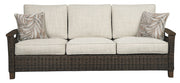 Paradise Trail - Sofa with Cushion - Medium Brown - R&R Furniture Gallery (Fountain Valley, CA)