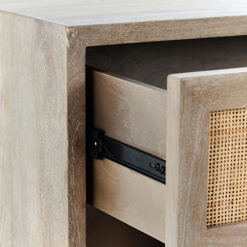 Jensen - 1 Drawer Nightstand - Meadow Taupe - R&R Furniture Gallery (Fountain Valley, CA)