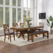 Apollo - Dining Table - Walnut - R&R Furniture Gallery (Fountain Valley, CA)