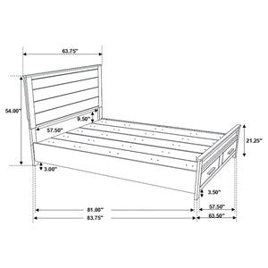 Queen Storage Bed With Platform Design And Drawer Storage - Brown