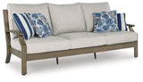 Rainier Ranch - Sofa With Cushion - Brown / Beige - R&R Furniture Gallery (Fountain Valley, CA)
