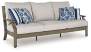 Rainier Ranch - Sofa With Cushion - Brown / Beige - R&R Furniture Gallery (Fountain Valley, CA)